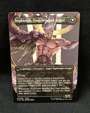 Sephiroth, Fabled SOLDIER (0382) (Borderless) - MTG Proxy FINAL FANTASY