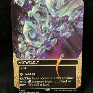 Mutavault (0028) (Borderless) - MTG Proxy Edge of Eternities: Stellar Sights