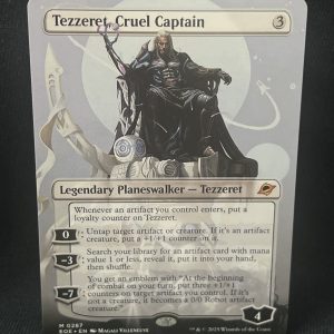 Tezzeret, Cruel Captain (Borderless) - MTG Proxy Edge of Eternities