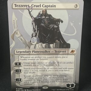 Tezzeret, Cruel Captain (Borderless) - MTG Proxy Edge of Eternities
