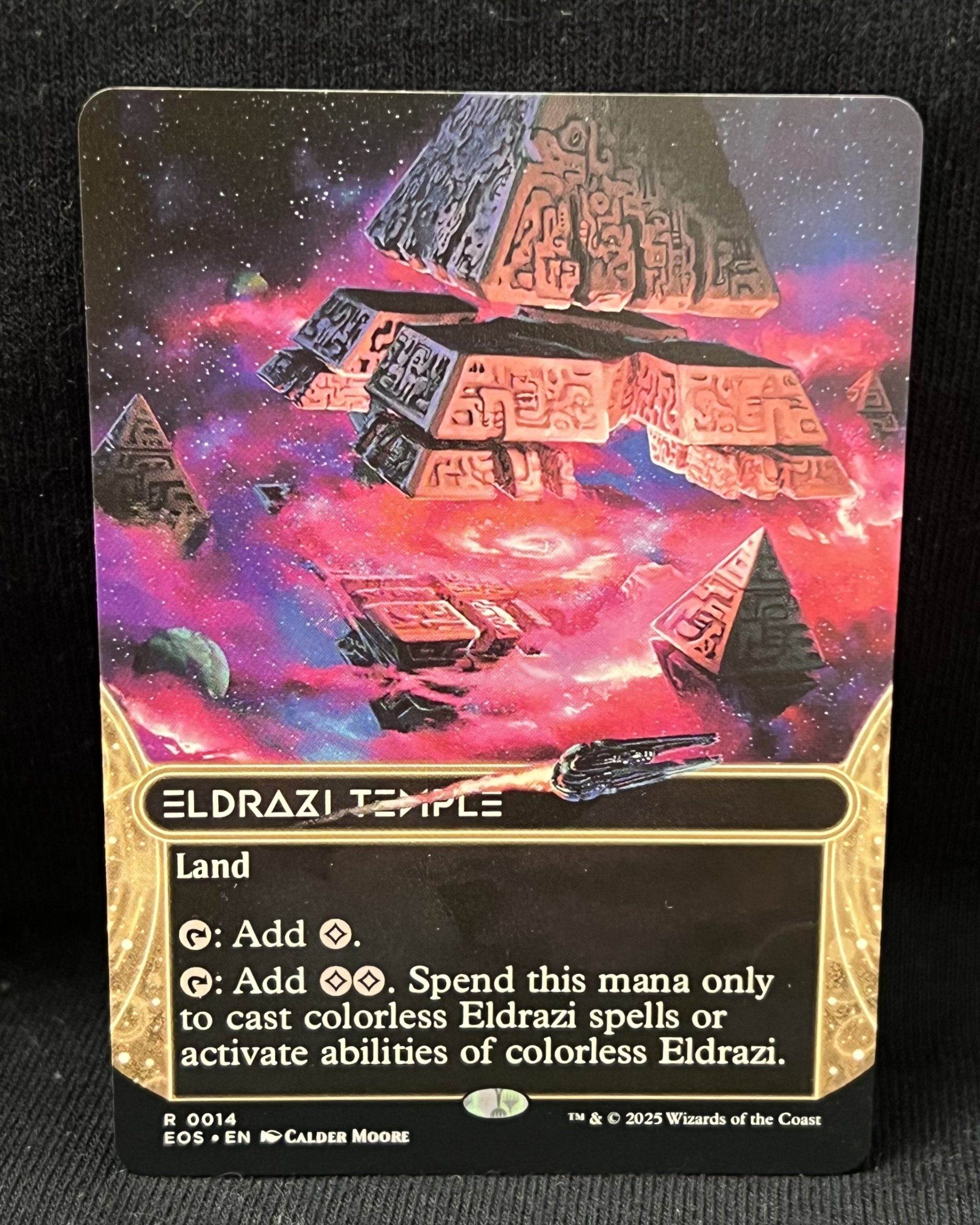 Eldrazi Temple (0014) (Borderless) - MTG Proxy Edge of Eternities: Stellar Sights