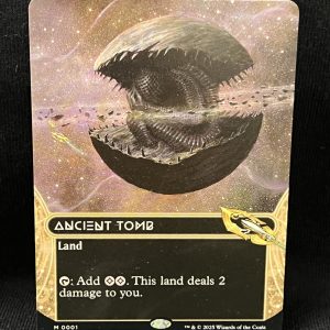 Ancient Tomb (0001) (Borderless) - MTG Proxy Edge of Eternities: Stellar Sights