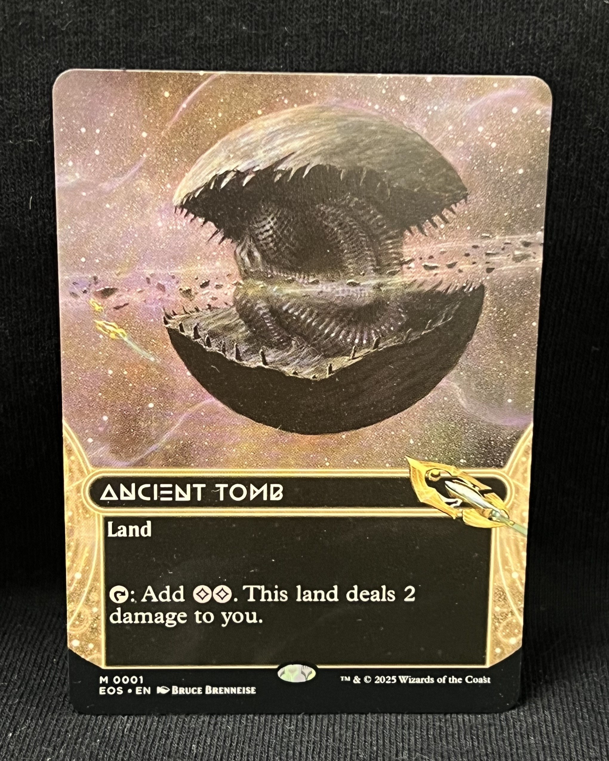 Ancient Tomb (0001) (Borderless) - MTG Proxy Edge of Eternities: Stellar Sights