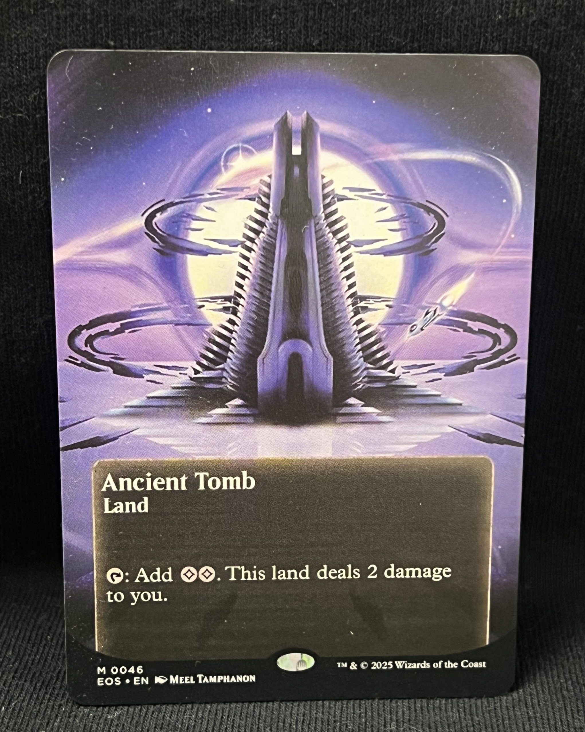 Ancient Tomb (0046) (Borderless) - MTG Proxy Edge of Eternities: Stellar Sights