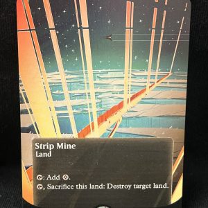 Strip Mine (0085) (Borderless) - MTG Proxy Edge of Eternities: Stellar Sights