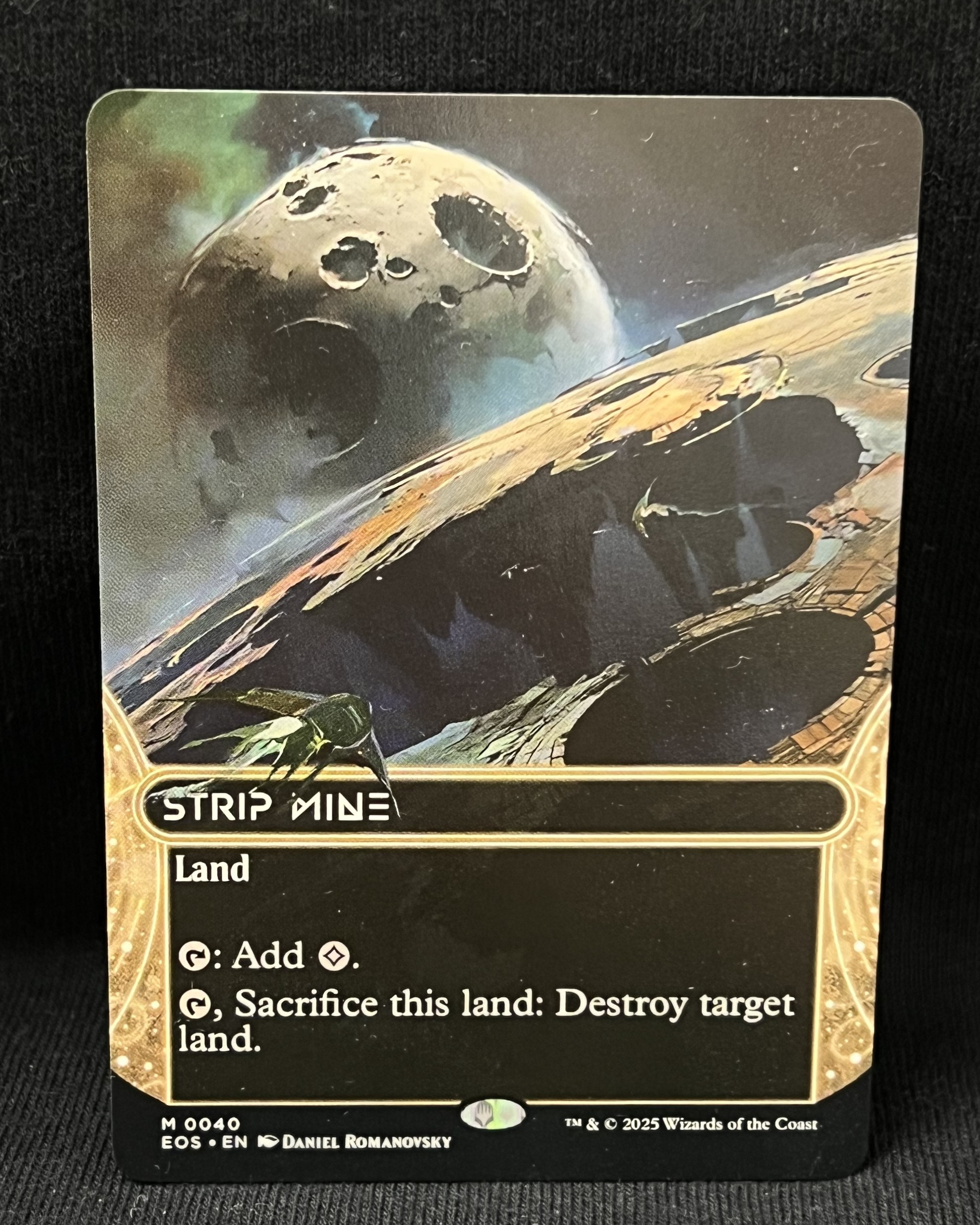 Strip Mine (0040) (Borderless) - MTG Proxy Edge of Eternities: Stellar Sights