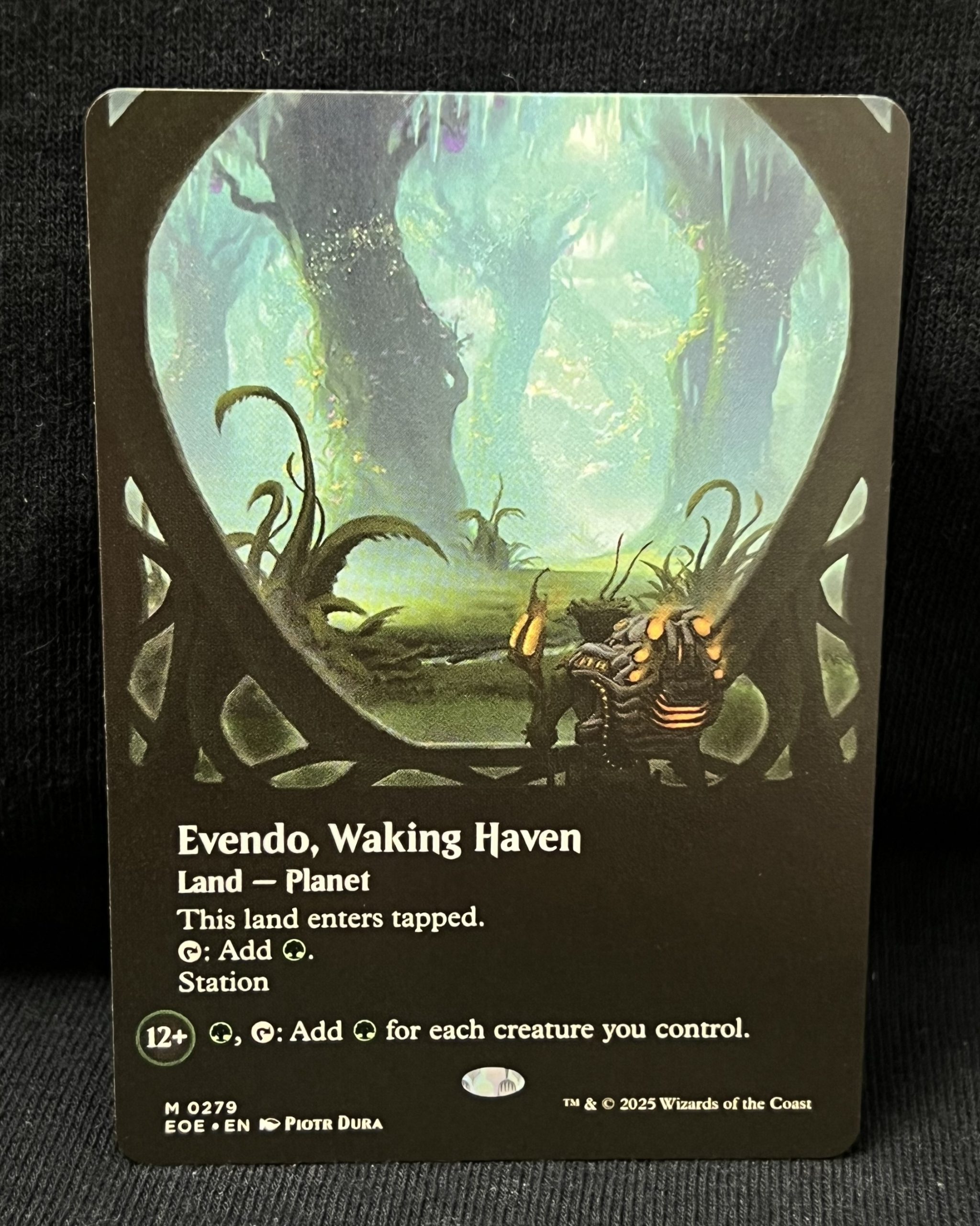 Evendo, Waking Haven (Borderless) - MTG Proxy Edge of Eternities