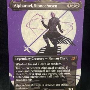 Alpharael, Stonechosen (Borderless) - MTG Proxy Edge of Eternities