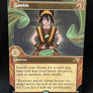 Gamble (Showcase) - MTG Proxy Avatar: The Last Airbender: Eternal-Legal