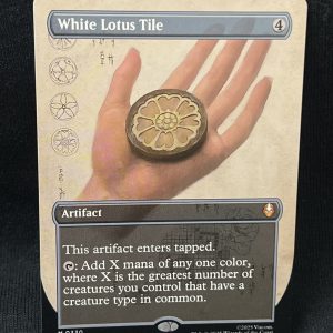 White Lotus Tile (Borderless) - MTG Proxy Avatar: The Last Airbender
