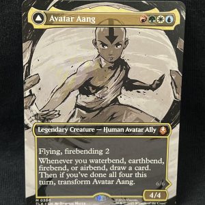 Avatar Aang (Borderless) - MTG Proxy Avatar: The Last Airbender