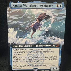 Katara, Waterbending Master (Extended Art) - MTG Proxy Avatar: The Last Airbender: Eternal-Legal