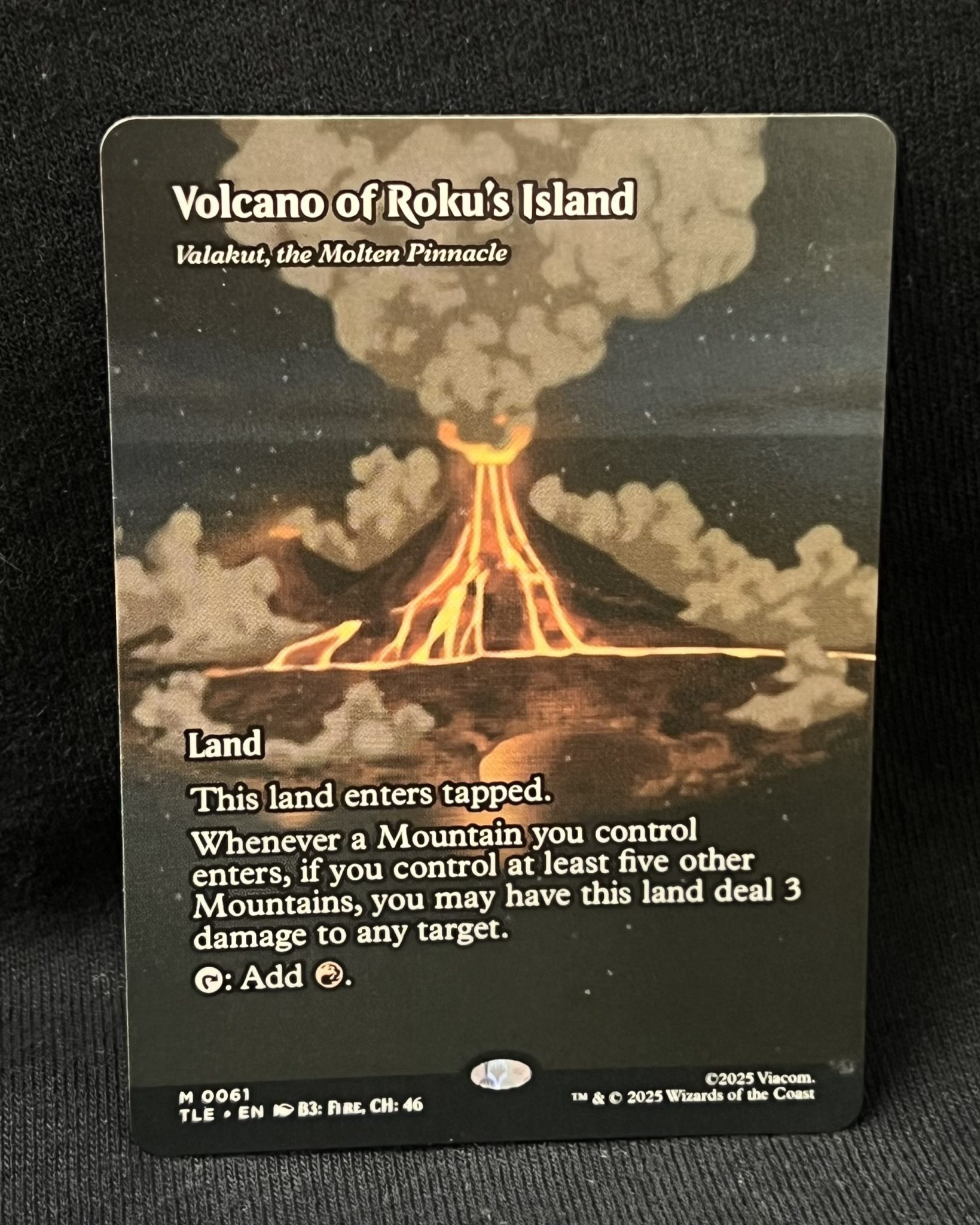 Volcano Avatar Roku Volcano of Roku's Island - Valakut, the Molten Pinnacle (Borderless ...