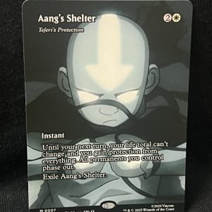 Aang's Shelter - Teferi's Protection (Borderless) - MTG Proxy Avatar: The Last Airbender: Eternal-Legal 
