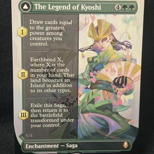 The Legend of Kyoshi (Borderless) - MTG Proxy Avatar: The Last Airbender