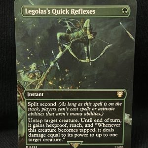 Legolas's Quick Reflexes (Borderless) - MTG Proxy Commander: The Lord of the Rings: Tales of Middle-earth