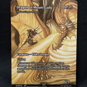 Dragon of Mount Gulg - MTG Proxy Ancient Copper Dragon (Showcase) - FINAL FANTASY: Through the Ages