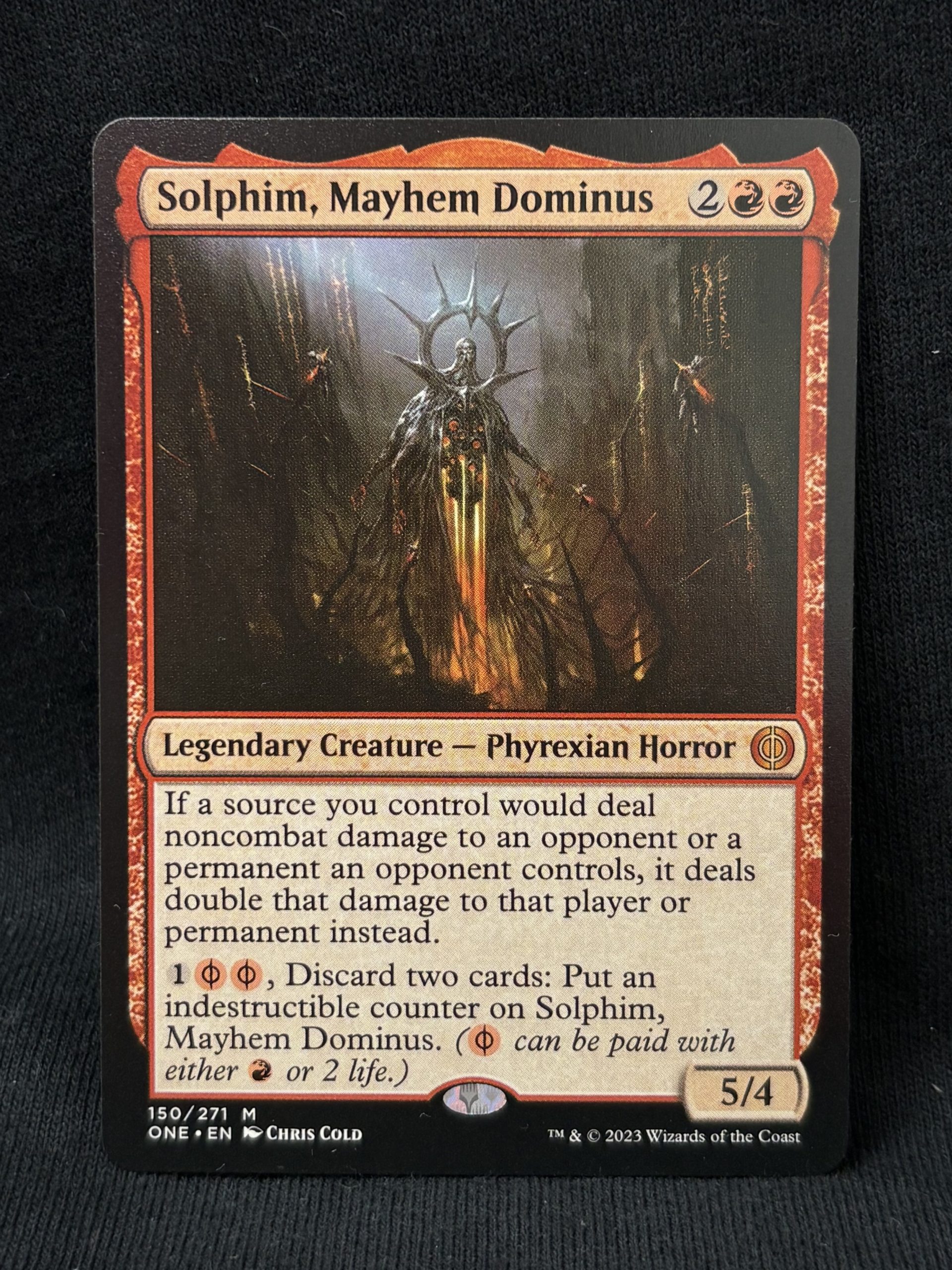 Solphim, Mayhem Dominus - MTG Proxy Phyrexia: All Will Be One
