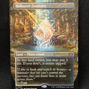 Hallowed Fountain (Borderless) - MTG Proxy Lorwyn Eclipsed