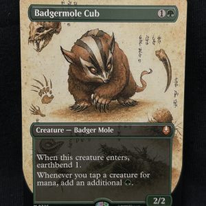 Badgermole Cub (Borderless) - MTG Proxy Avatar: The Last Airbender