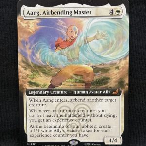 Aang, Airbending Master (Extended Art) - MTG Proxy Avatar: The Last Airbender: Eternal-Legal