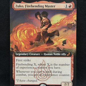 Zuko, Firebending Master (Extended Art) - MTG Proxy Avatar: The Last Airbender: Eternal-Legal