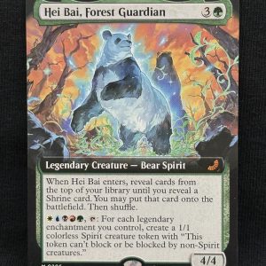Hei Bai, Forest Guardian (Extended Art) - MTG Proxy Avatar: The Last Airbender: Eternal-Legal