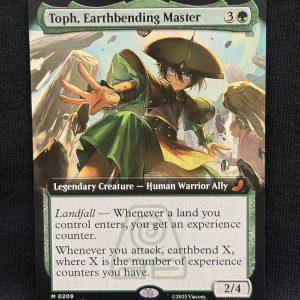 Toph, Earthbending Master (Extended Art) - MTG Proxy Avatar: The Last Airbender: Eternal-Legal