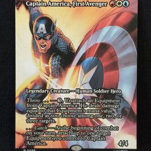 Captain America, First Avenger (Borderless) - MTG Proxy Marvel Universe Eternal-Legal