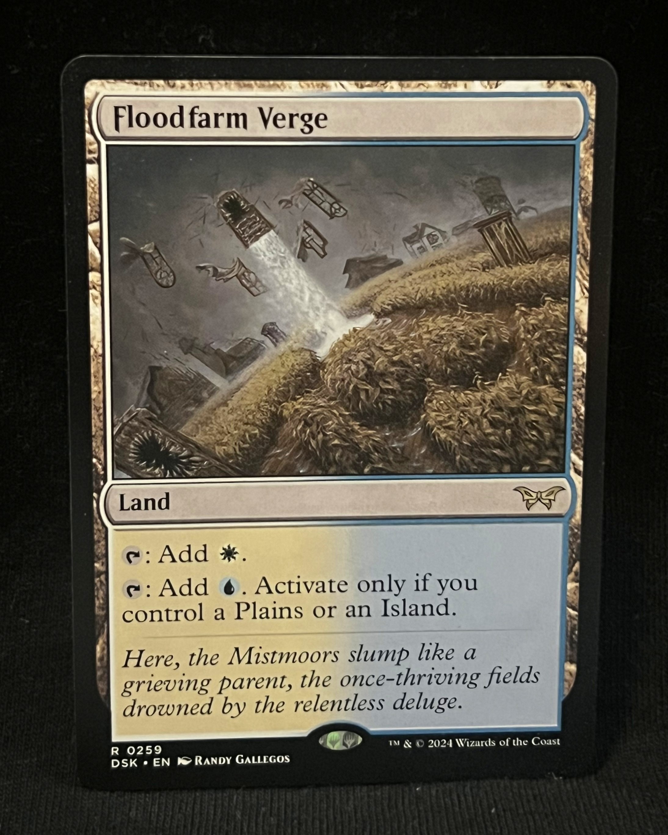 Floodfarm Verge - MTG Proxy Duskmourn: House of Horror