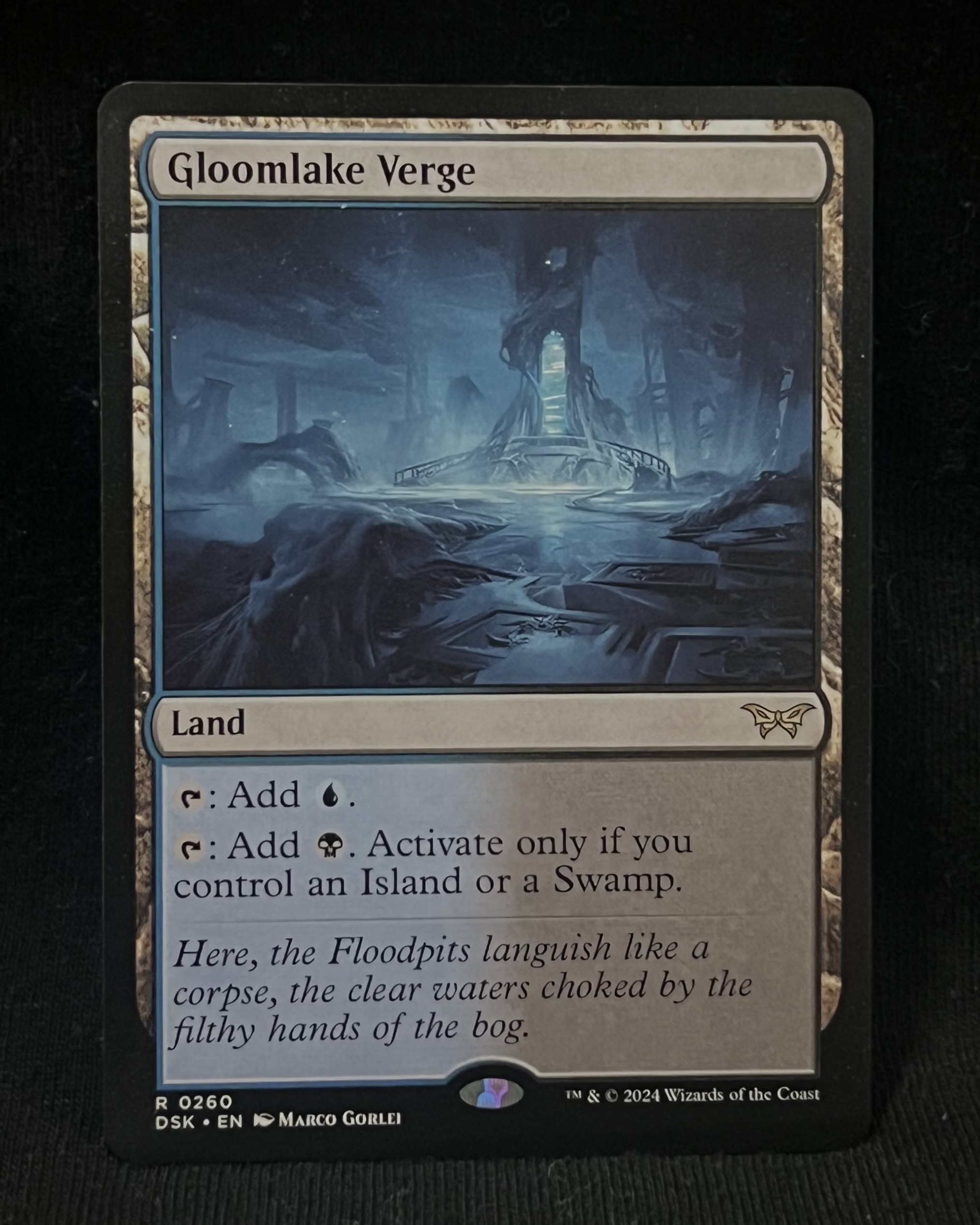Gloomlake Verge - MTG Proxy Duskmourn: House of Horror