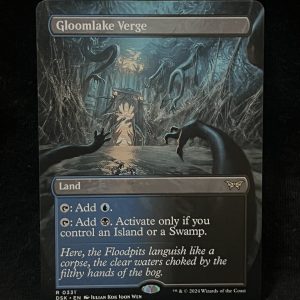 Gloomlake Verge (Borderless) - MTG Proxy Duskmourn: House of Horror