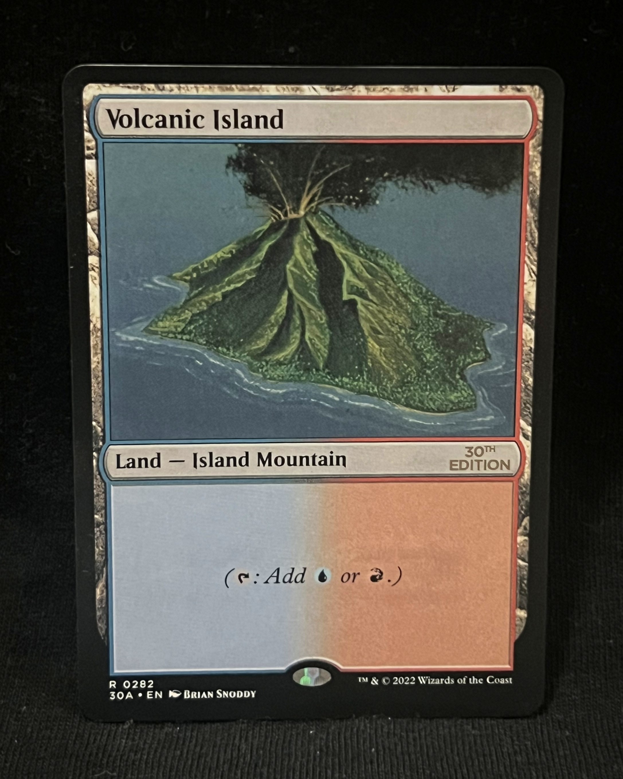 Volcanic Island - MTG Proxy 30th Anniversary Edition