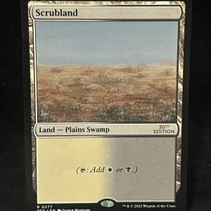 Scrubland - MTG Proxy 30th Anniversary Edition