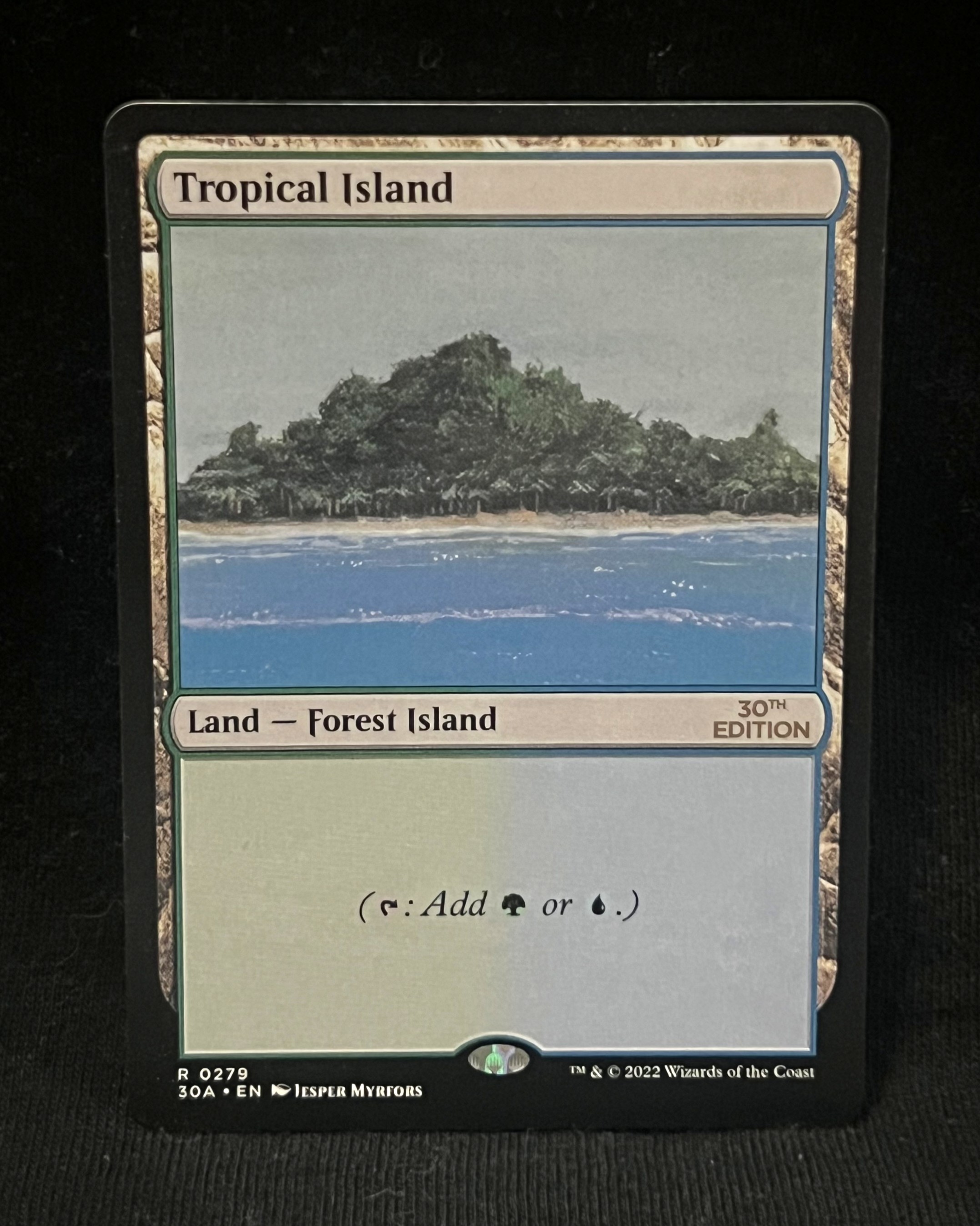 Tropical Island - MTG Proxy 30th Anniversary Edition