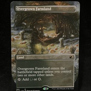 Overgrown Farmland (Borderless) - MTG Proxy Innistrad: Midnight Hunt