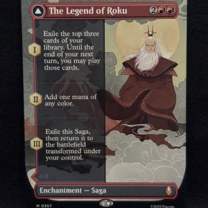 The Legend of Roku (Borderless) - MTG Proxy Avatar: The Last Airbender