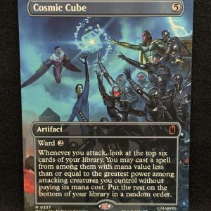 Cosmic Cube (Borderless) - MTG Proxy Marvel Super Heroes