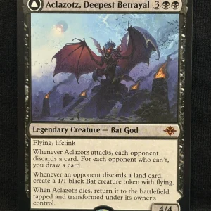 Aclazotz, Deepest Betrayal // Temple of the Dead - MTG Proxy The Lost Caverns of Ixalan