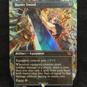 Buster Sword (FOIL Borderless) - MTG Proxy FINAL FANTASY 