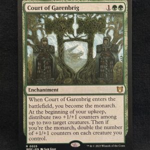 Court of Garenbrig - MTG Proxy Commander: Wilds of Eldraine