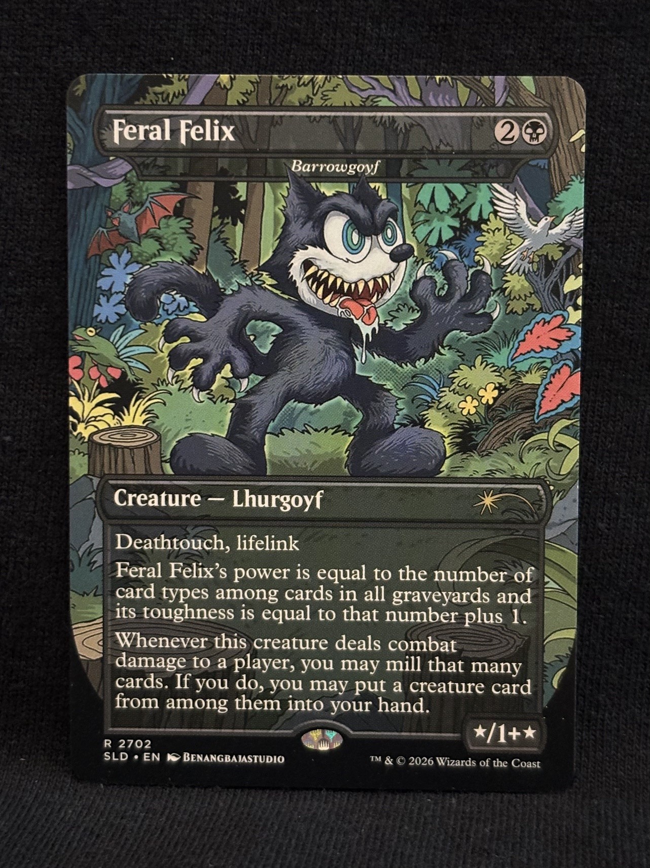 Feral Felix - Barrowgoyf - MTG Proxy SLD
