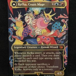 Kefka, Court Mage (Borderless) - MTG Proxy Final Fantasy