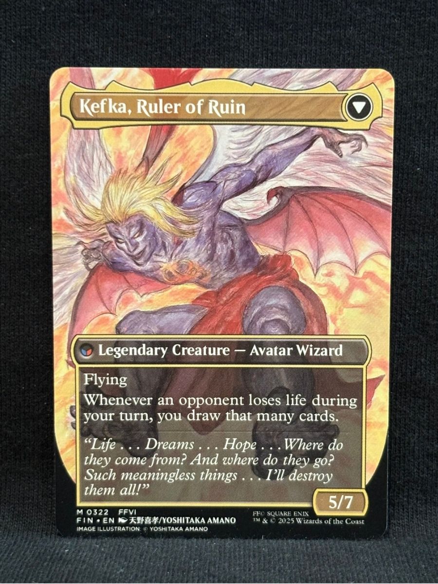 Kefka, Court Mage (Borderless) - MTG Proxy Final Fantasy - Image 2