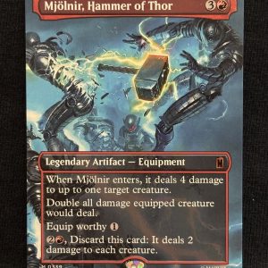 Mjolnir, Hammer of Thor (Borderless) (0339) - MTG Proxy Marvel Super Heroes