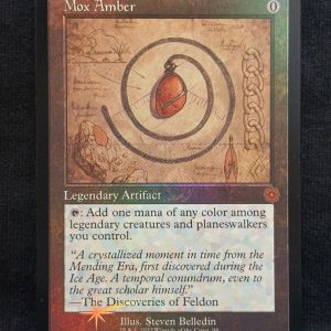 Mox Amber (FOIL Schematic) - MTG Proxy The Brothers' War: Retro Frame Artifacts