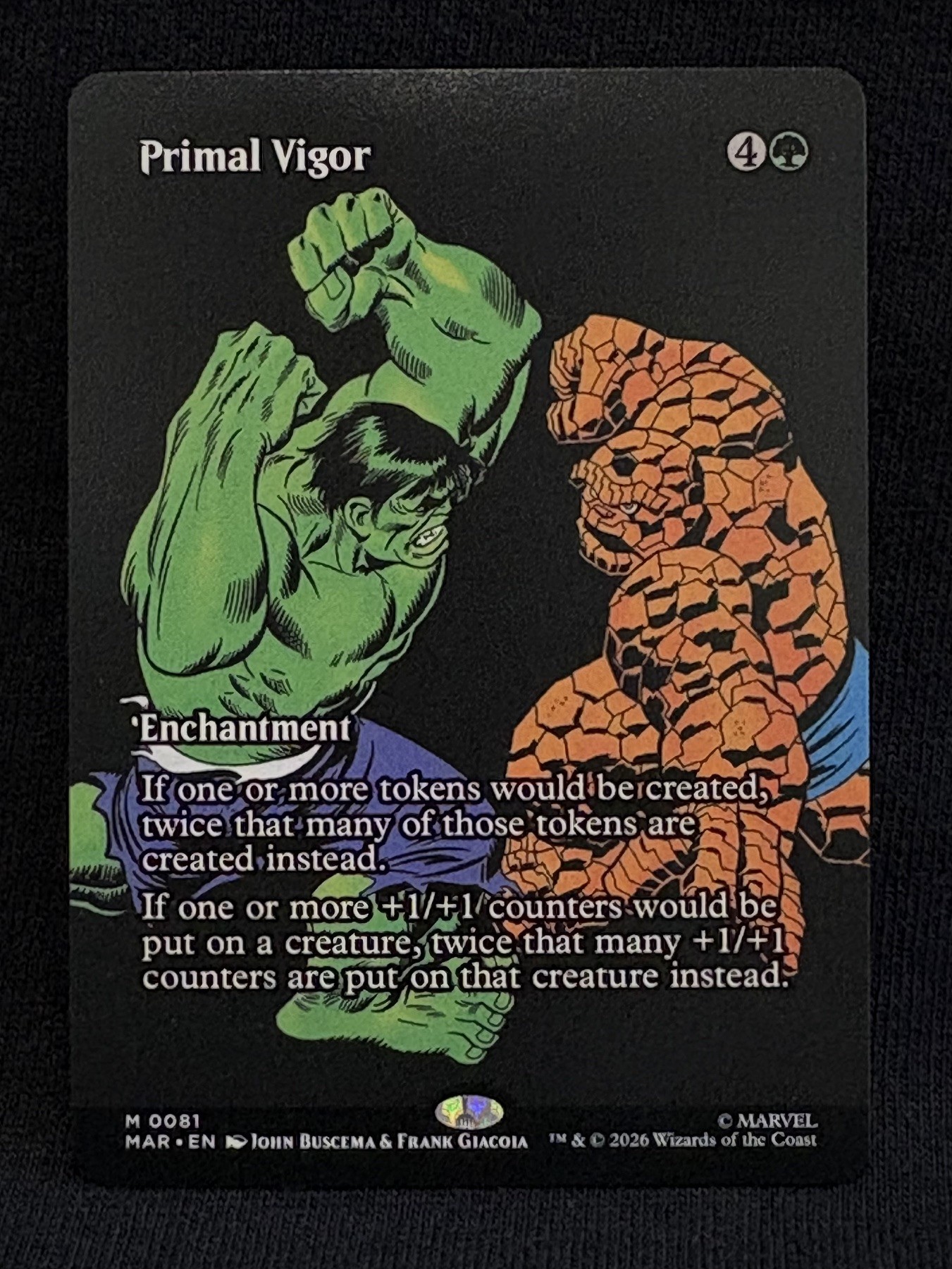 Primal Vigor (Borderless) - MTG Proxy Marvel Universe