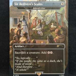 Sir Bedivere's Scales - Ashnod's Altar - MTG Proxy Secret Lair Drop Series