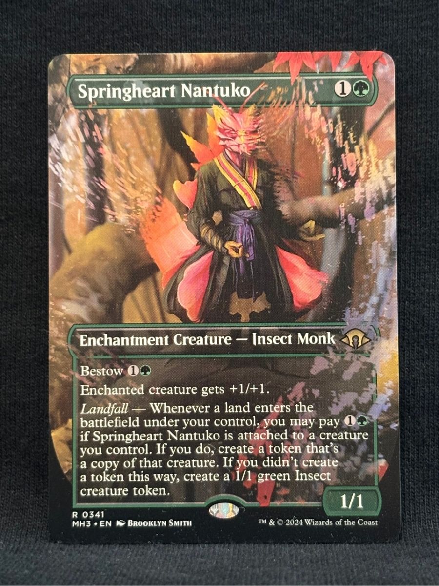 Springheart Nantuko (Borderless) - MTG Proxy Modern Horizons 3