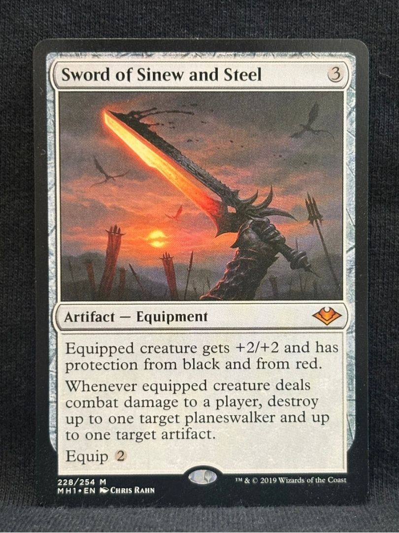 Sword of Sinew and Steel - MTG Proxy Modern Horizons